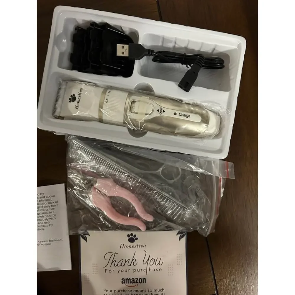 Homesliva Pet Grooming Hair Clipper Kit